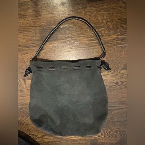 Clare V grand Henri. EUC. Grey suede. Made in California.